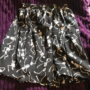 High waist skirt goth
